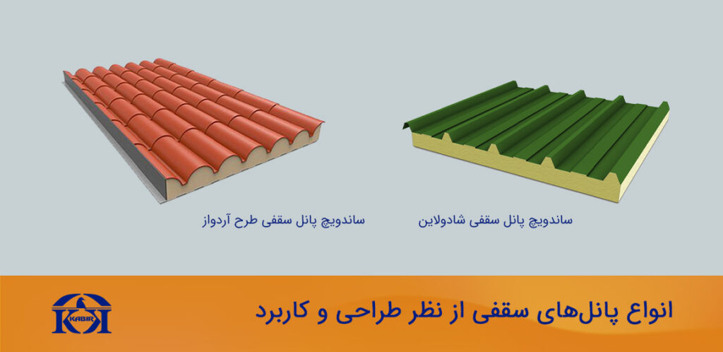 ساندویچ پانل سقفی 6 انواع ساندویچ پانل سقفی