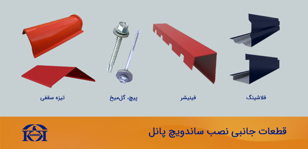 قطعات نصب ساندویچ پانل