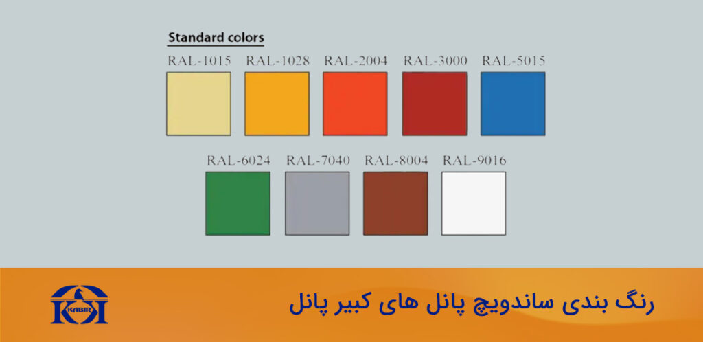 ساندویچ پانل سقفی 9 ساندویچ پانل سقفی رنگی