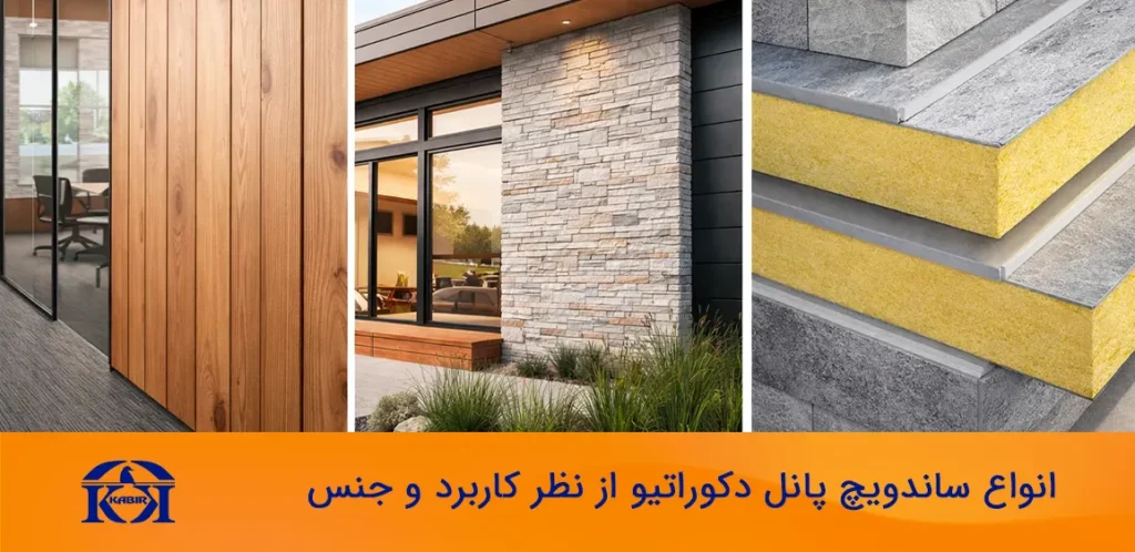 ساندویچ پانل دکوراتیو 2 پانل دکوراتیو