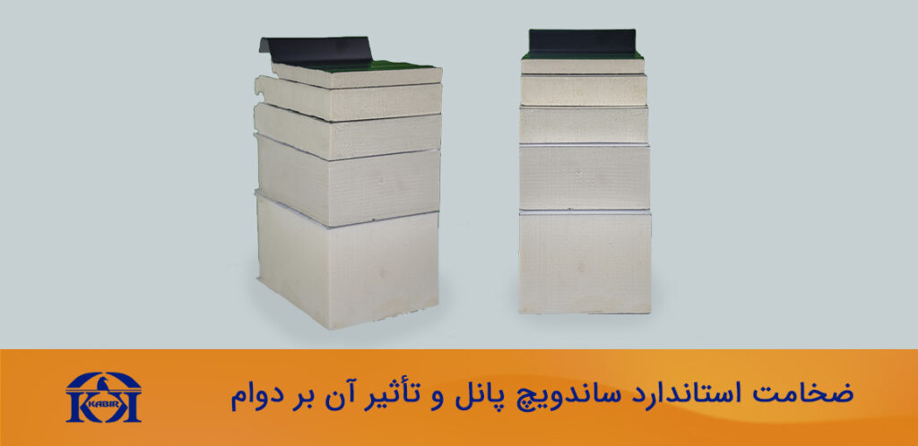 ضخامت ساندویچ پانل